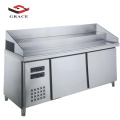 Hot Sale Commercial Pizza Preparation Table Stainless Steel Pizza table with G/N Container